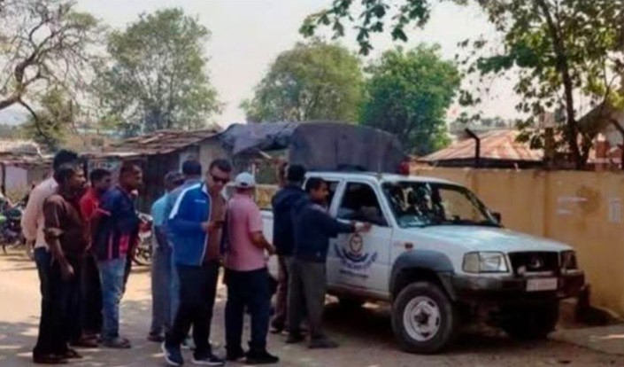 घुस रकमसहित प्रहरी निरीक्षक पक्राउ